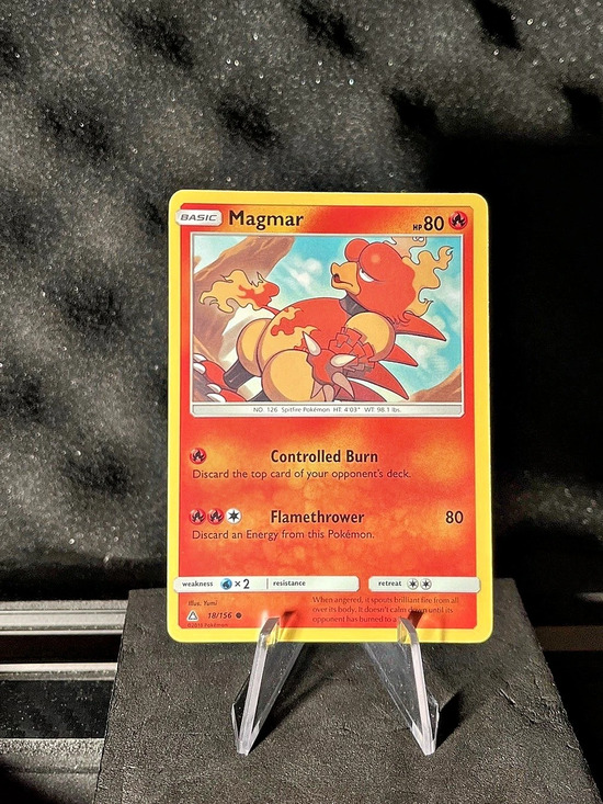 Pokémon Other - Pokémon TCG Magmar Sun & Moon Ultra Prism 18/156 Vintage Trading Card